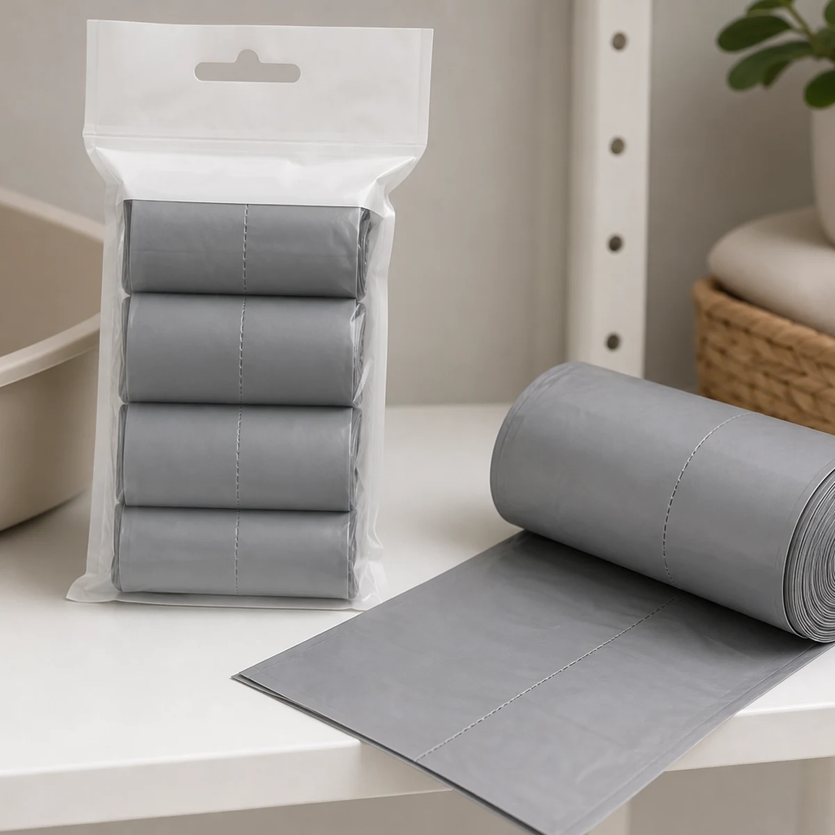 smart pet care gear Litter Box Liners – Roll Pack (20 Bags/Roll)